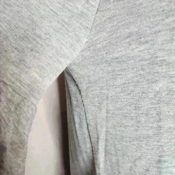 Pleione women's gray long sleeve ruffled arm blouse size XS - Picture 3 of 6